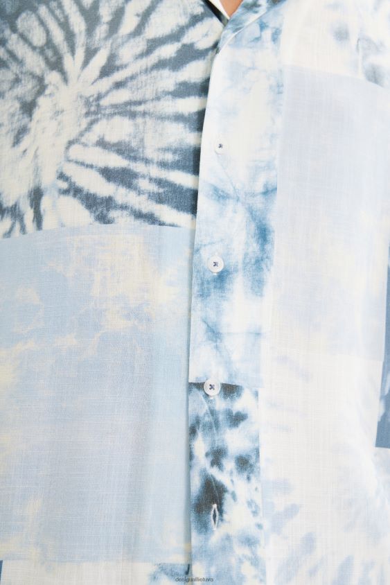 Desigual vyrų kaklaraištis kurorto marškinėliai apranga S606BV1585